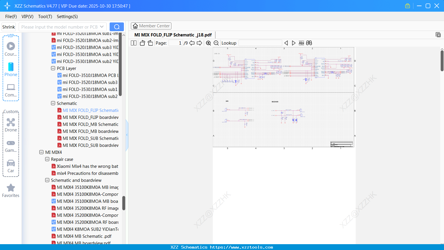 Xiaomi MI MIX FOLD_FLIP Schematic _j18
